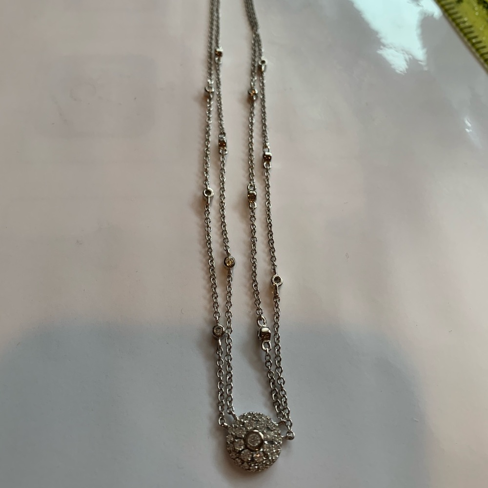 Double chain necklace - Picture 5 of 5